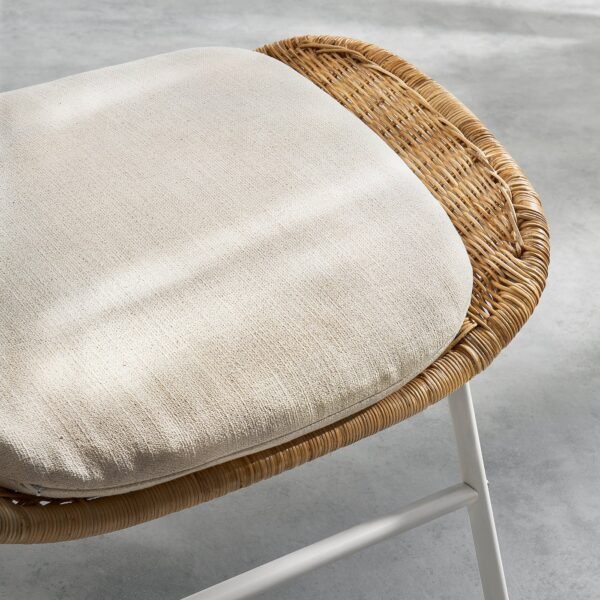 FootEase 5 – Rattan Footstool
