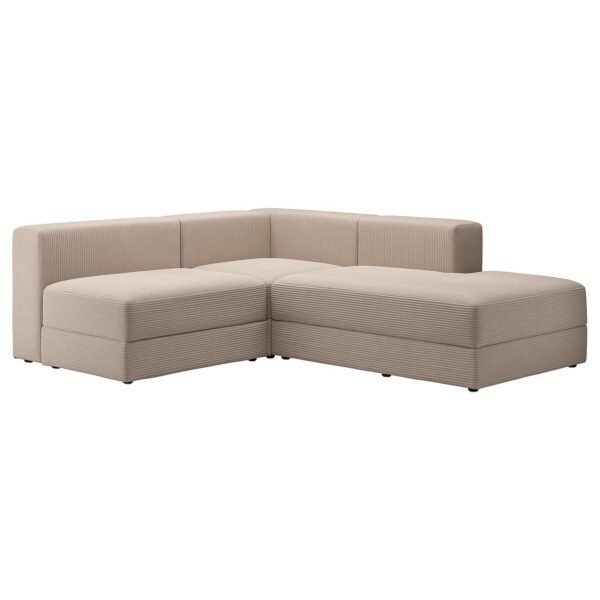 ModLounge 2.5CR - Mod crnr sofa 2.5-seat w chaise lng, right/Samsala grey-beige