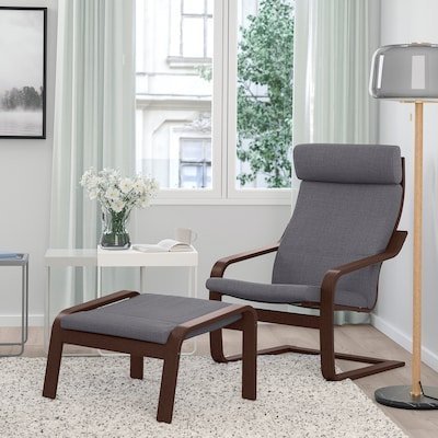 Nora Armchair and footstool