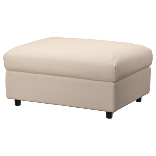 CoverEase – Footstool Cover in Hallarp Beige