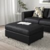 FootStore 2 – Sleek Black Footstool with Storage