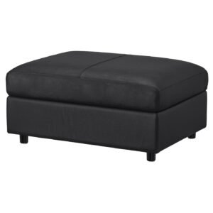 FootStore 2 – Sleek Black Footstool with Storage