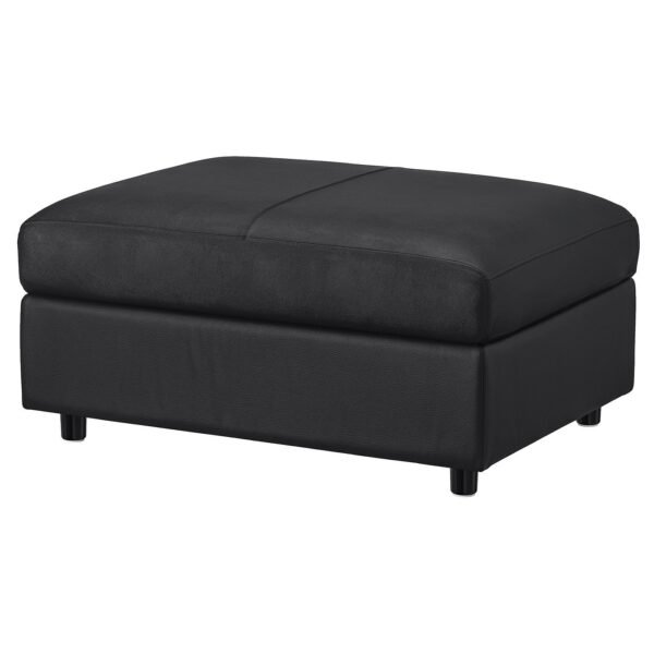 FootStore 2 – Sleek Black Footstool with Storage